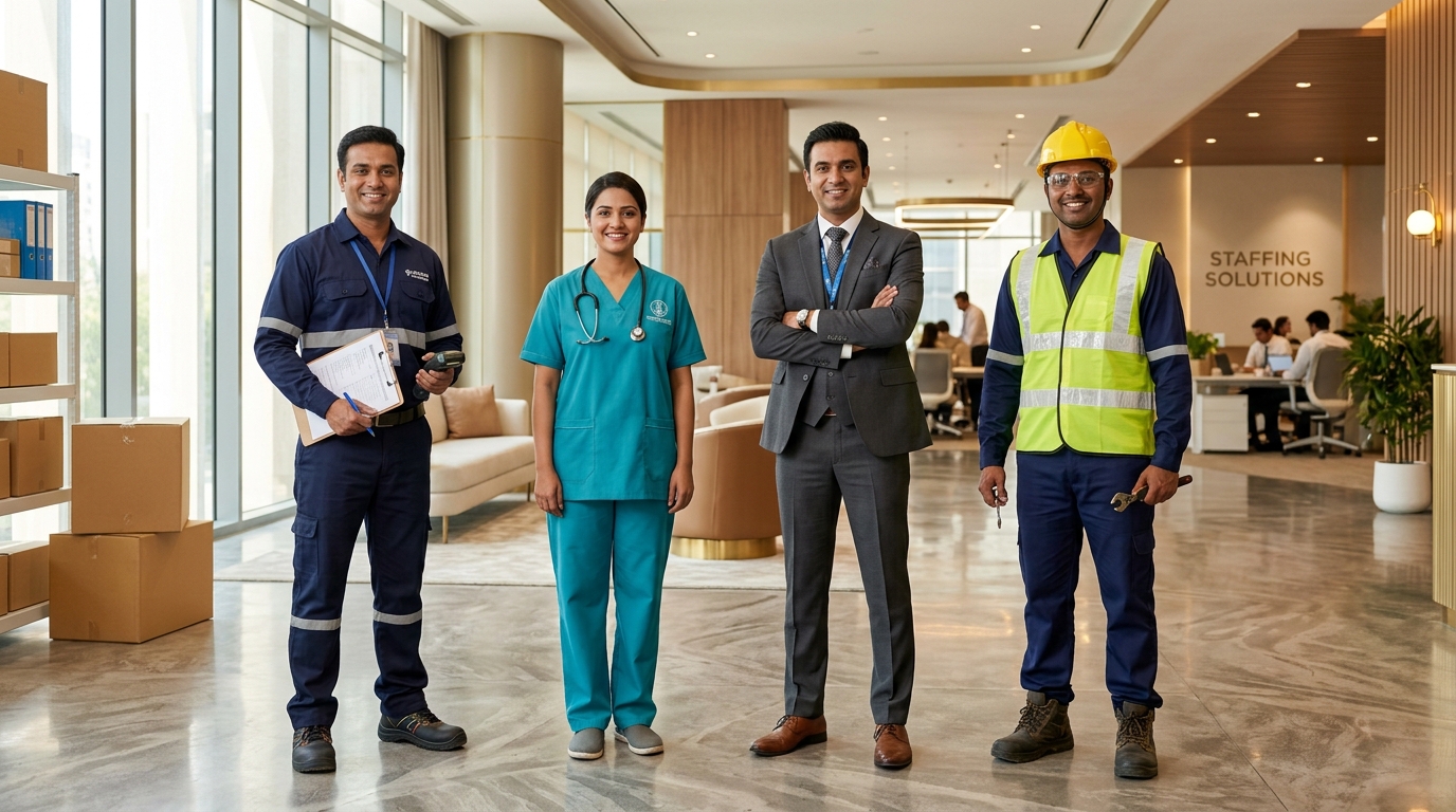 DJ Workforce Solutions - Multi-Sector Workforce Deployment across Logistics, Healthcare, Corporate, and Industrial